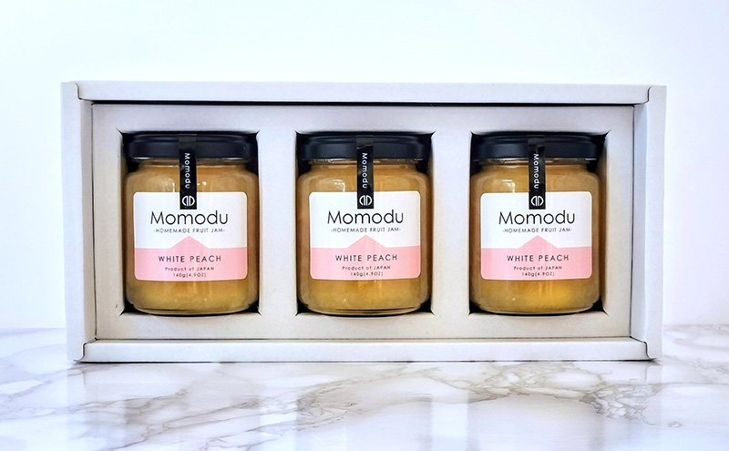 【岡山県赤磐市】Momodu 白桃 ジャム ギフト 3瓶 セット もも 桃 モモ ピーチ 加工食品