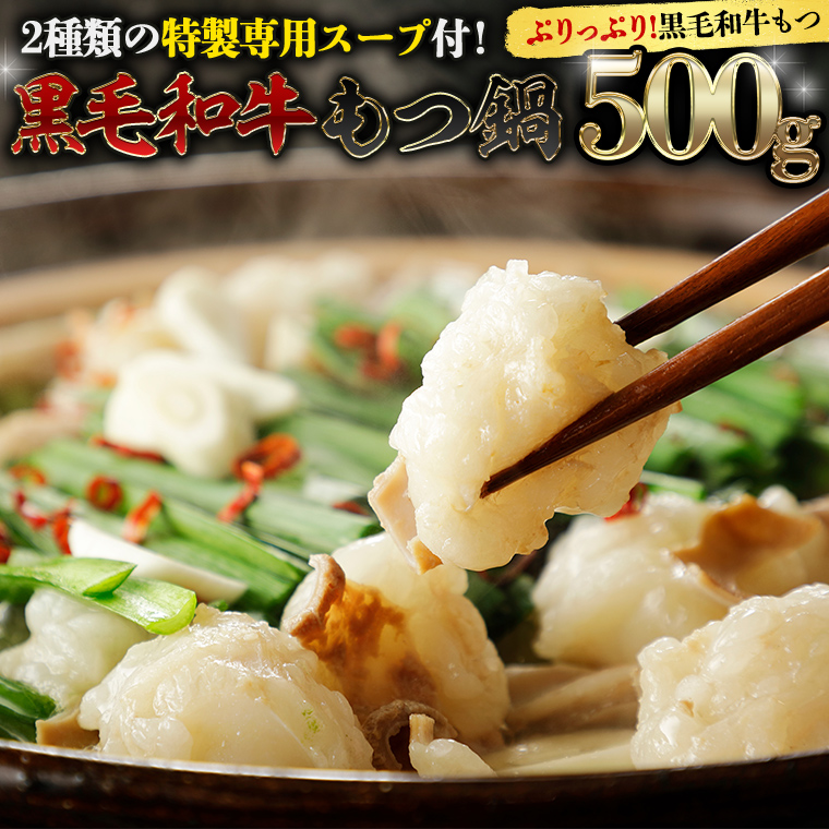 黒毛和牛 もつ鍋 セット 牛もつ 500g