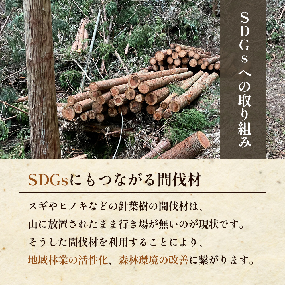 薪（スギ・ヒノキ ミックス 大きさ・形不揃い品）20kg / 香川県 