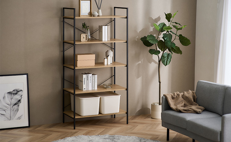 楽天市場】アイリスオーヤマ オープンラック 幅約80×奥行約43×高さ約  