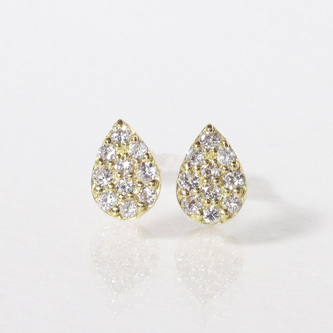 K18 しずくダイヤモンドピアス 0.20ct BQ-82 / 山梨県甲斐市 K18 しずくダイヤモンドピアス 0.20ct BQ-82 / 山梨県甲斐市