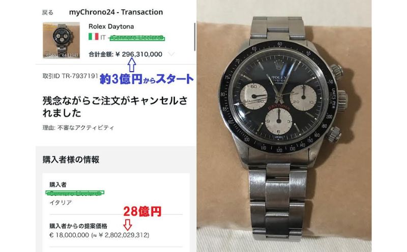 東京都豊島区のふるさと納税 Rolex6263　信長デイトナ装着体験・写真撮影付 体験チケット