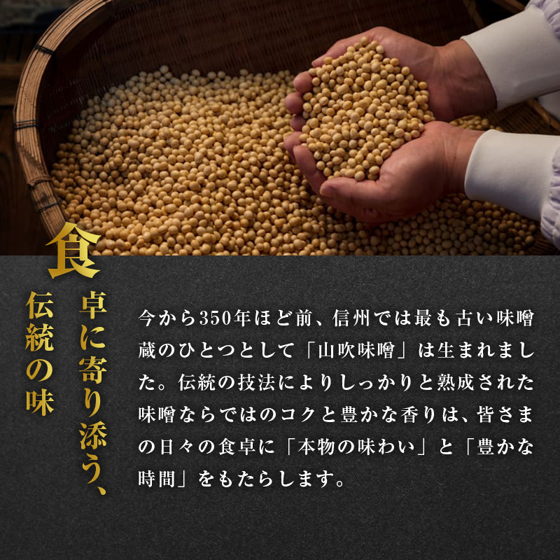 味噌 山吹味噌 500g×3種 詰め合わせ セット 大寒仕込み コクとか