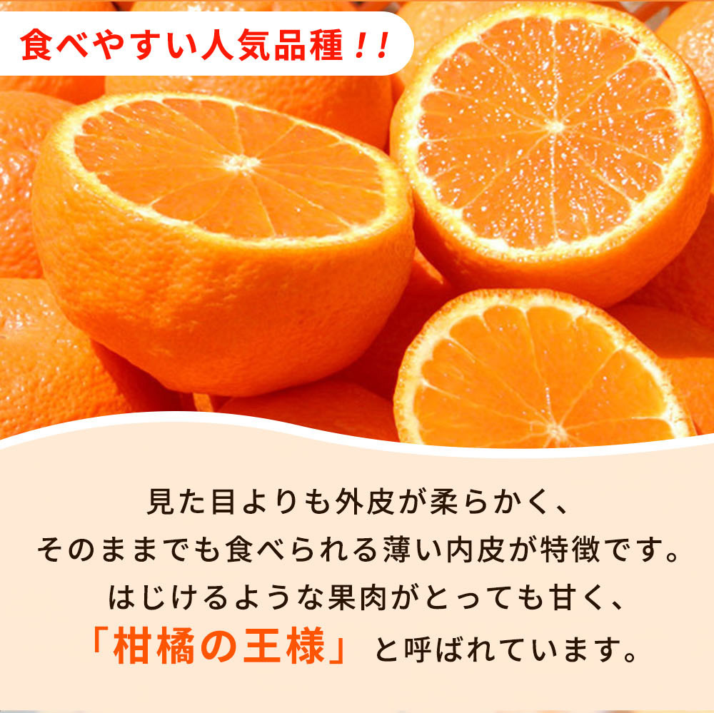 和歌山県湯浅町のふるさと納税 G7108_紀州有田産 不知火 (しらぬひ) 2.5kg