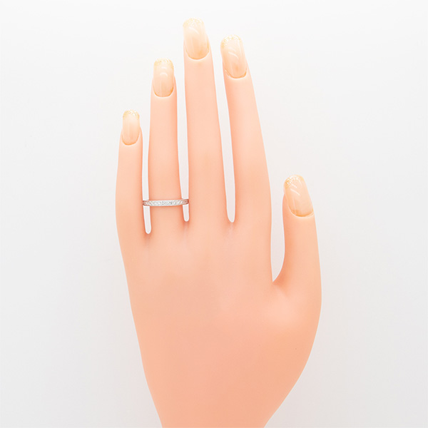 pt900リング　フルエタニティーダイヤモンド0.55ct Pt900 フルエタニティリング 9号 ダイヤモンド 0.55ct 約2.7g