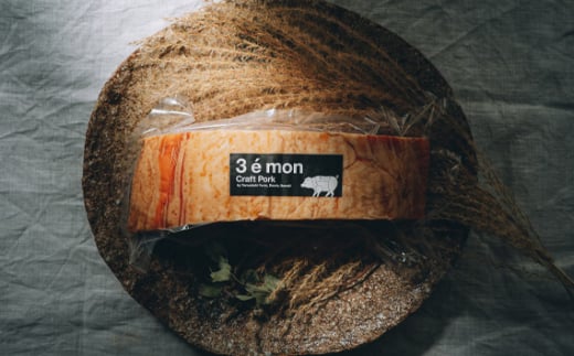 茨城県坂東市のふるさと納税 No.712 乾塩ベーコンブロック（約500g） ／ お肉 こだわり 豚バラ肉 茨城県