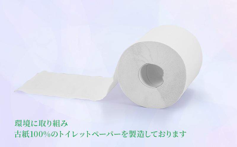トイレットペーパー ハイネ シングル 55m 計96個｜再生紙 芯 備蓄 保存