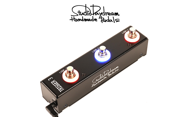 【岡山県赤磐市】TRIGGER3 V4.0 StudioDaydream スイッチャー 3ループ 2モード エフェクター ギター 音響機器