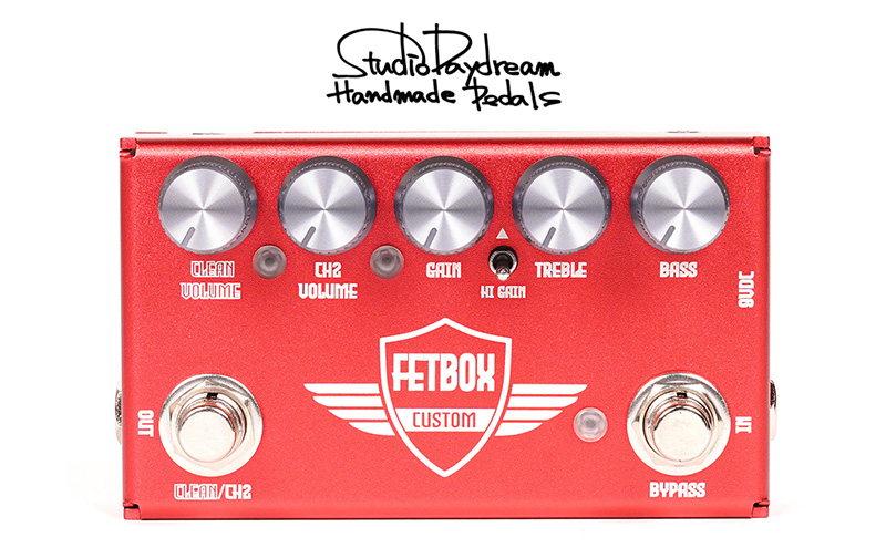 FETBOX CUSTOM V8.0 StudioDaydream オーバードライブ ディストーション プリアンプ エフェクター ギター 音響機器