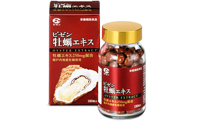 【岡山県赤磐市】ビゼン 牡蠣 エキス 健康食品 栄養補助食品