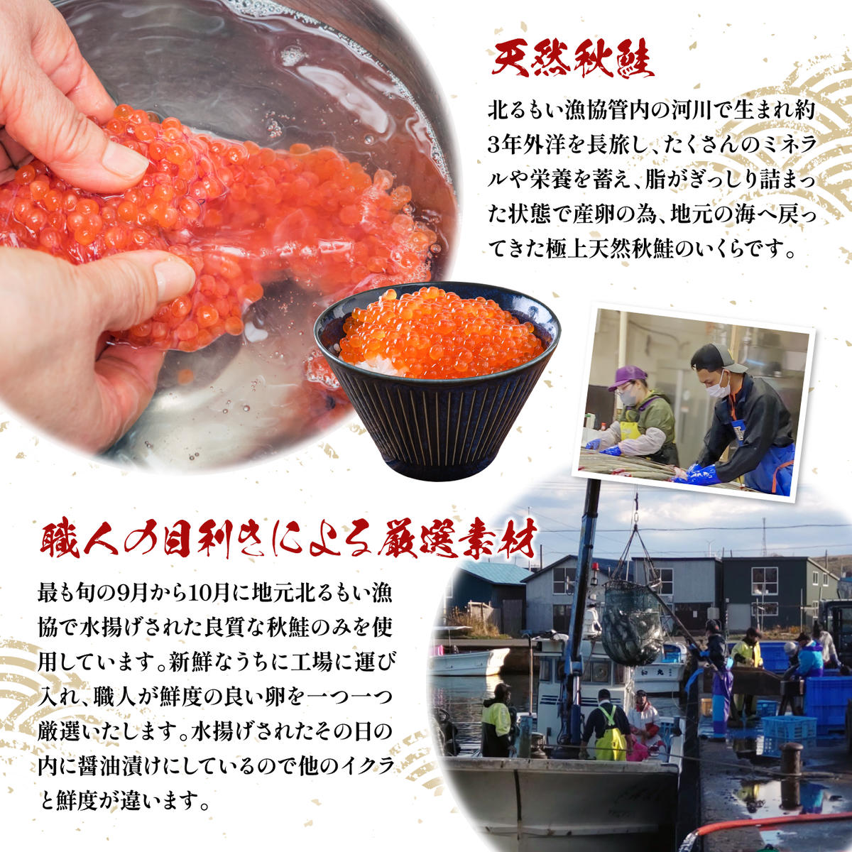 北海道羽幌町のふるさと納税 北海道産 天然秋鮭 いくら醤油漬600g(200g×3)【0211501】