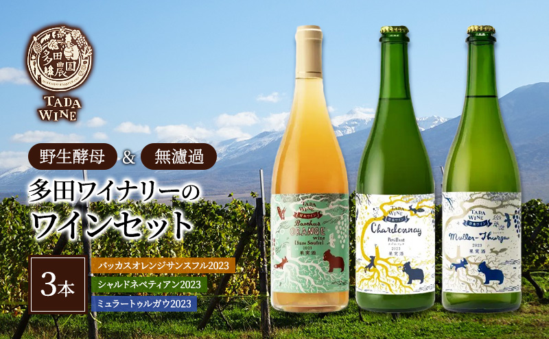 酸化防止剤無添加】ワイン3本セット◎野生酵母＆無濾過◎TADA WINERY | クチコミで探すならふるさと納税ニッポン！