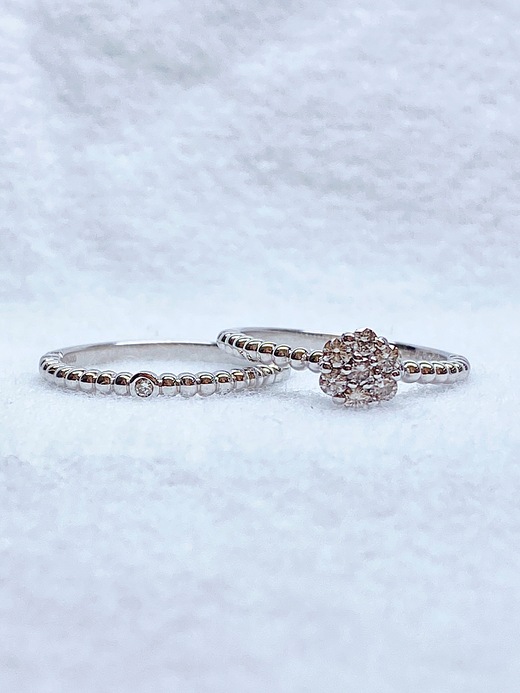 K14WG ダイヤ入 リング 11.5号 K14WG ダイヤ入 リング 11.5号