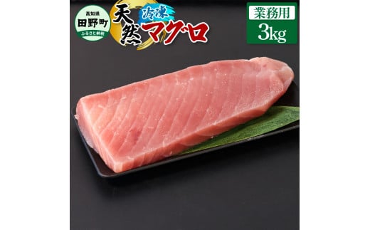 ～四国一小さなまち～ 業務用 天然まぐろ 3kg 3キロ マグロ 鮪 赤身 刺身 刺し身 さしみ 魚 魚介 海鮮 海鮮丼 寿司 海の幸 おかず おつまみ 惣菜 おいしい キハダ メバチ
