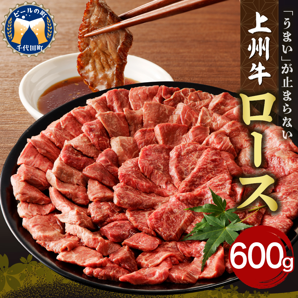 牛肉 ロース [上州牛] 600g 群馬 県 千代田町