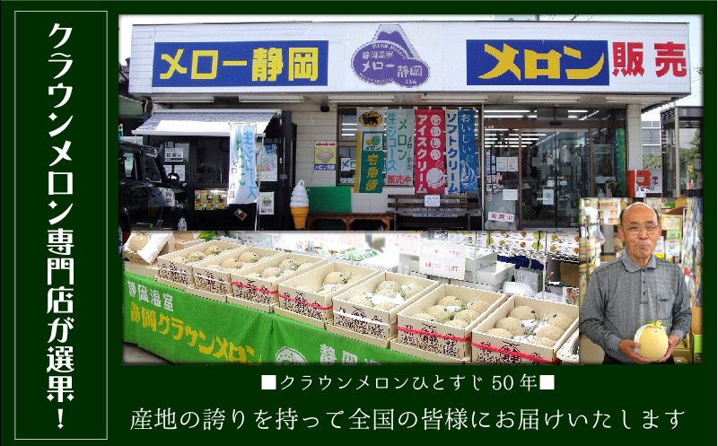 静岡県袋井市のふるさと納税 数量限定！『クラウンメロン1玉とメロンカレー2箱』 メロン 人気 厳選 ギフト 贈り物 レトルト 即席 デザート グルメ フルーツ 果物 袋井市 果物類 メロン青肉 惣菜
