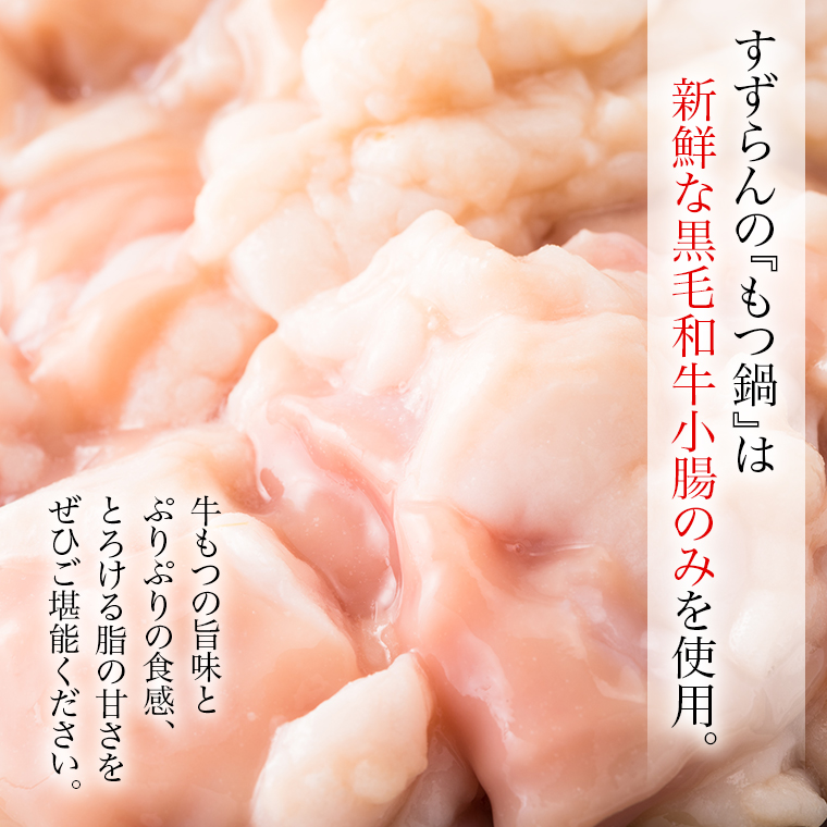 茨城県八千代町のふるさと納税 黒毛和牛 もつ鍋 セット 牛もつ 1kg（ 2～3人前 × 4回分 ） 和牛 鍋 ふるさと納税 12000円 お手軽 [AU003ya]