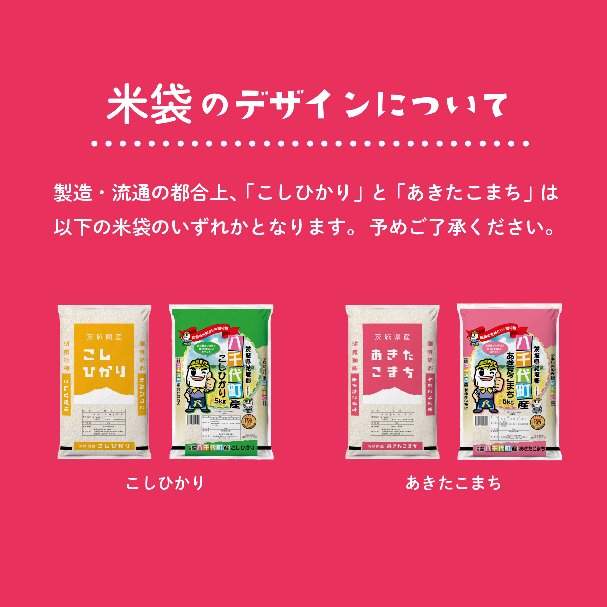 茨城県八千代町のふるさと納税 お米 食べ比べセット10kg 5kgx2袋 令和6年産 新米 10月発送 先行予約 こしひかり あきたこまち 食べ比べ 白米 精米 茨城県 八千代町 [SF011ya]