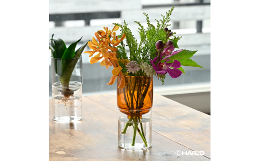 HARIO ガラスの花器［GK-200-AB］｜ハリオ おしゃれ シンプル