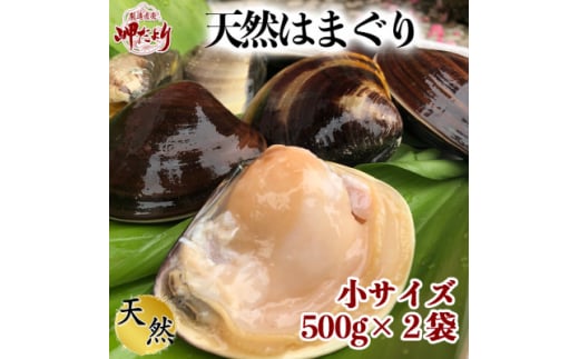 岬だよりの 希少 天然はまぐり 小サイズ 500g×2袋