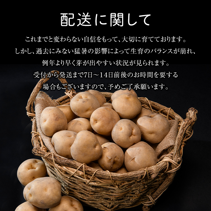 北海道今金町のふるさと納税 北海道今金町産男爵いも 約5kg 【10月下旬以降順次出荷】 北海道産 じゃがいも ジャガイモ だんしゃく 野菜 ほくほく しっとり 常備野菜 F21W-334