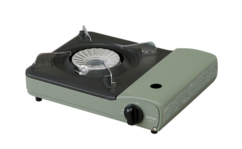 カセットコンロ 防災 カセット コンロ IGC-S1-G オリーブグリーン