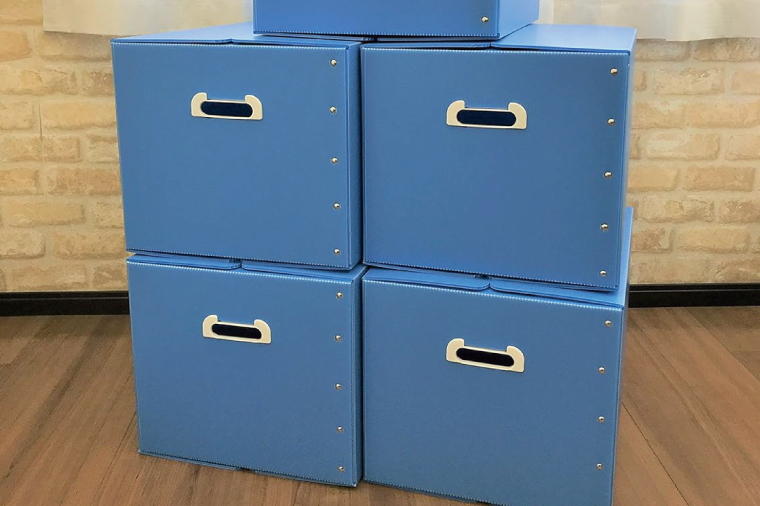 ちび蔵さま 専用商品 CX028 折りたたみ式プラダン製収納 BOX 5枚セット / 埼玉県