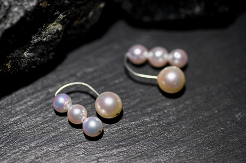 イヤクリップ／あこや 真珠 パール イヤリング イヤカフ pearl 伊勢  