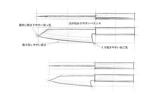 北海道のふるさと納税 札幌刃物 霞-kasumi- ペティナイフ13cm 包丁 工藤刃物鍛造所 手作り HOKKAIDO WOOD アウトドア F6S-200