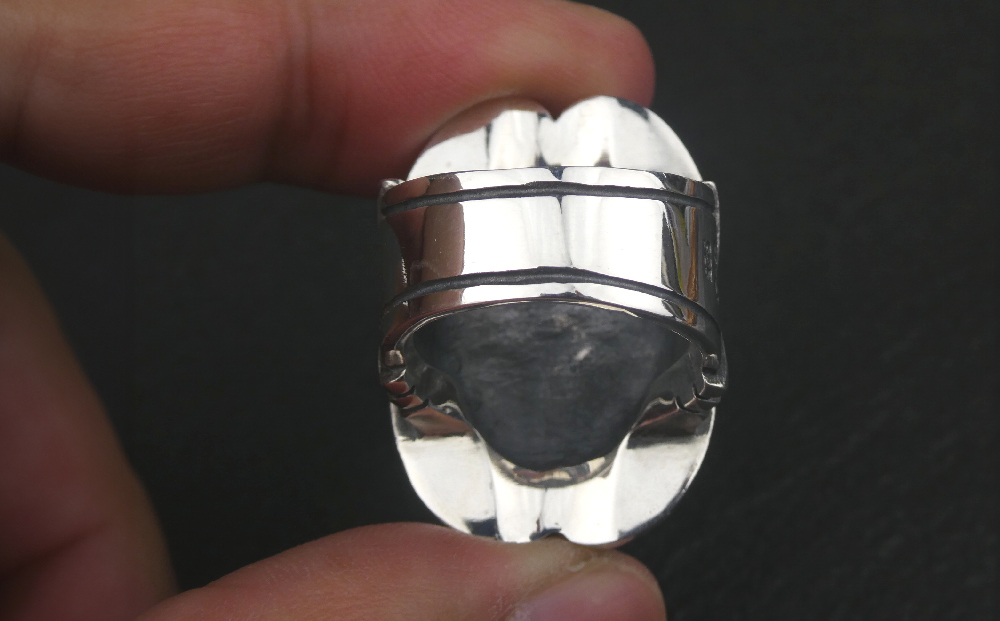 Medium oval cross ring オーバル クロス リング ｜ リング 指輪