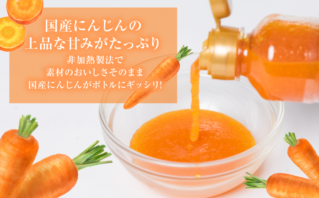 熊本県八代市のふるさと納税 生にんじんドレッシング(250ml×2本) ドレッシング 調味料
