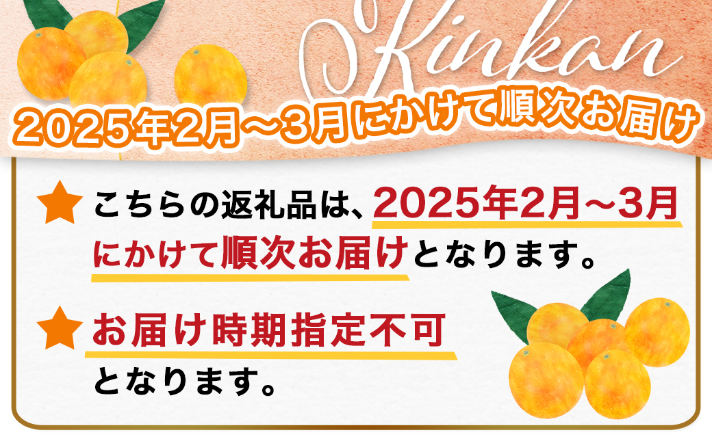 宮崎県都城市のふるさと納税 【2月～3月お届け】都城産完熟きんかん 家庭用2kg (2Lサイズ)_13-B501