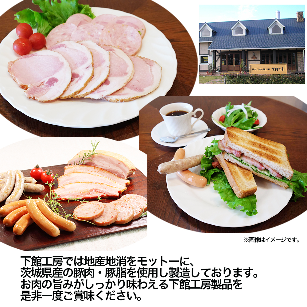 茨城県筑西市のふるさと納税 「 下館工房 」 ソーセージ セット 【 日本ハム グループ 直営店 】 茨城県産豚肉使用 食べ比べ 詰め合わせ ウインナー 5種 [AA017ci]
