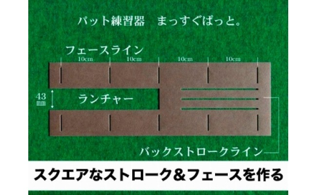 ふるさと納税 ゴルフ練習セット・標準＆最高速（90cm×4m）2枚組パターマット 高知県高知市 - 1