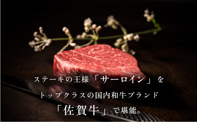 佐賀県大町町のふるさと納税 佐賀牛サーロインステーキ 600g (200g×3枚)／ ふるさと納税 お肉 肉 焼肉 焼き肉 ロース スライス ステーキ 切り落とし サーロイン 冷蔵 ギフト 贈り物 贈答品