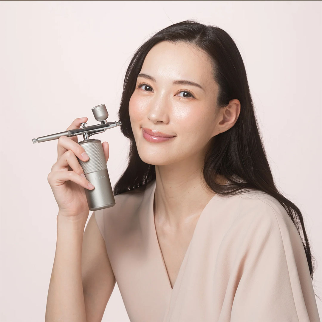 茨城県つくばみらい市のふるさと納税 LINKA クリスタルミスト エアースプレー LINKA リンカ 美顔器 美容 エステ エアブラシ スキンケア 保湿 ミスト [EV10-NT]