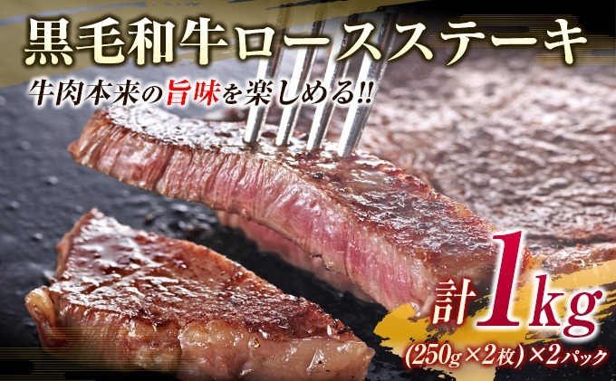 宮崎県日南市のふるさと納税 【令和7年6月配送】数量限定 黒毛和牛 ロースステーキ 4枚 計1kg 肉 牛肉 国産 霜降り 人気 おすすめ 高級 贅沢 記念日 お祝い ギフト プレゼント お土産 贈り物 贈答 詰め合わせ 惣菜 おかず 配送月が選べる 宮崎県 日南市 送料無料_EB13-24-06