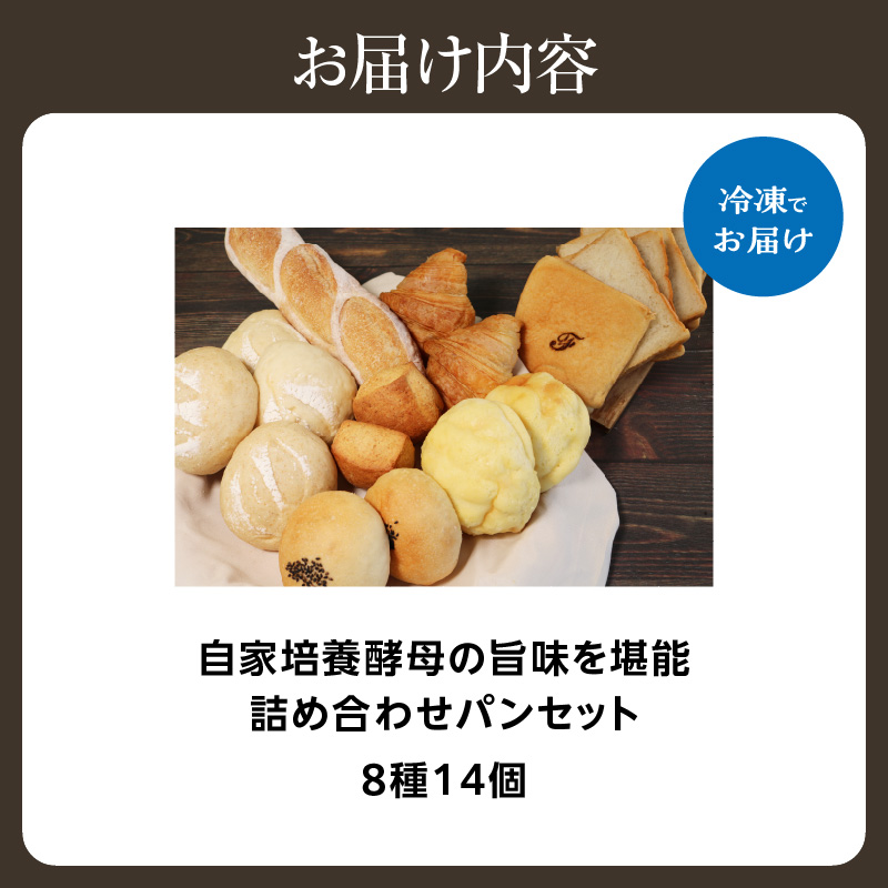 京都府木津川市のふるさと納税 自家培養酵母の旨味を堪能♪お楽しみ詰め合わせパンセット！
