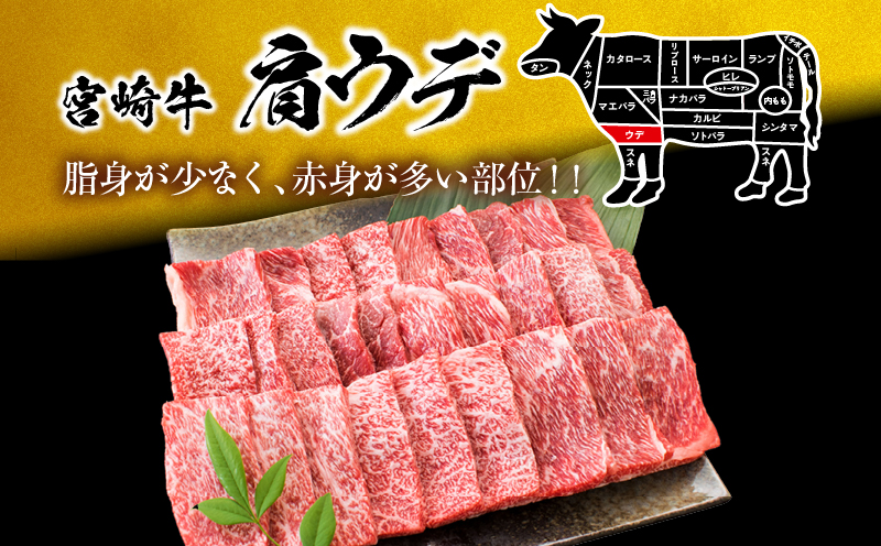 宮崎県日南市のふるさと納税 【令和7年6月配送】数量限定 厳選 宮崎牛 赤身 薄切り焼肉 計1kg 肉 牛肉 国産 焼き肉 BBQ 鉄板焼き バーベキュー 人気 おすすめ 黒毛和牛 ブランド和牛 肩ウデ モモ A4 A5 等級 ギフト 贈り物 贈答 小分け 食品 宮崎県 日南市 送料無料_CV3-24-06