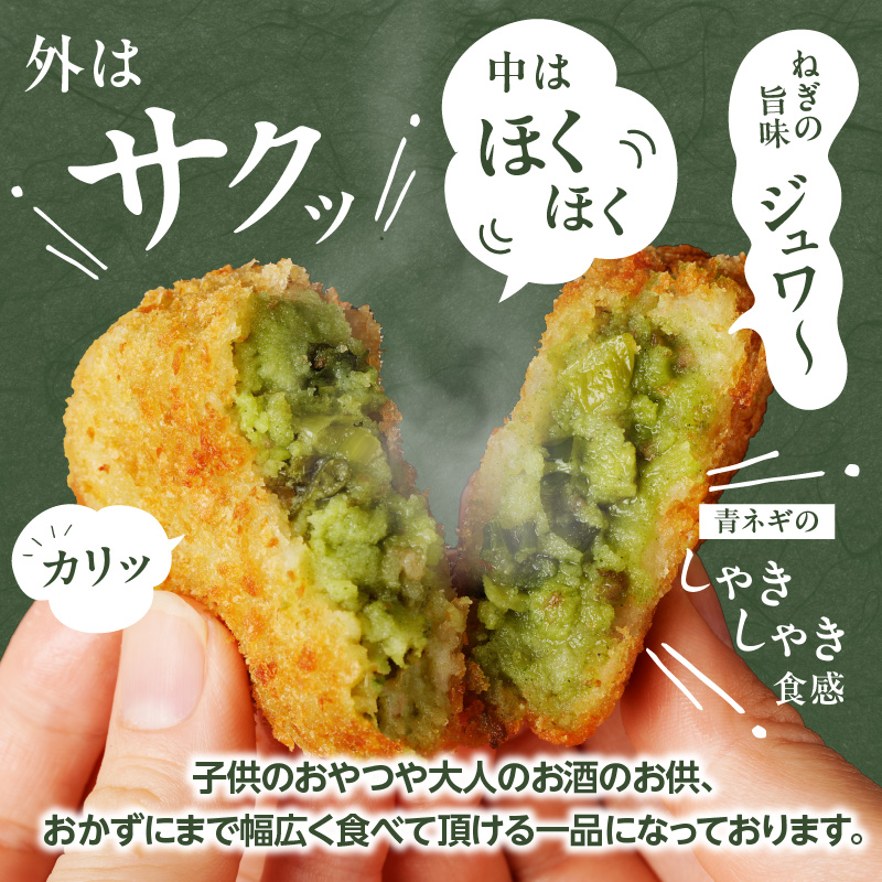 京都山城のねぎ（九条ねぎ） ＃ねぎに恋するコロッケ 60g×10個入り 京