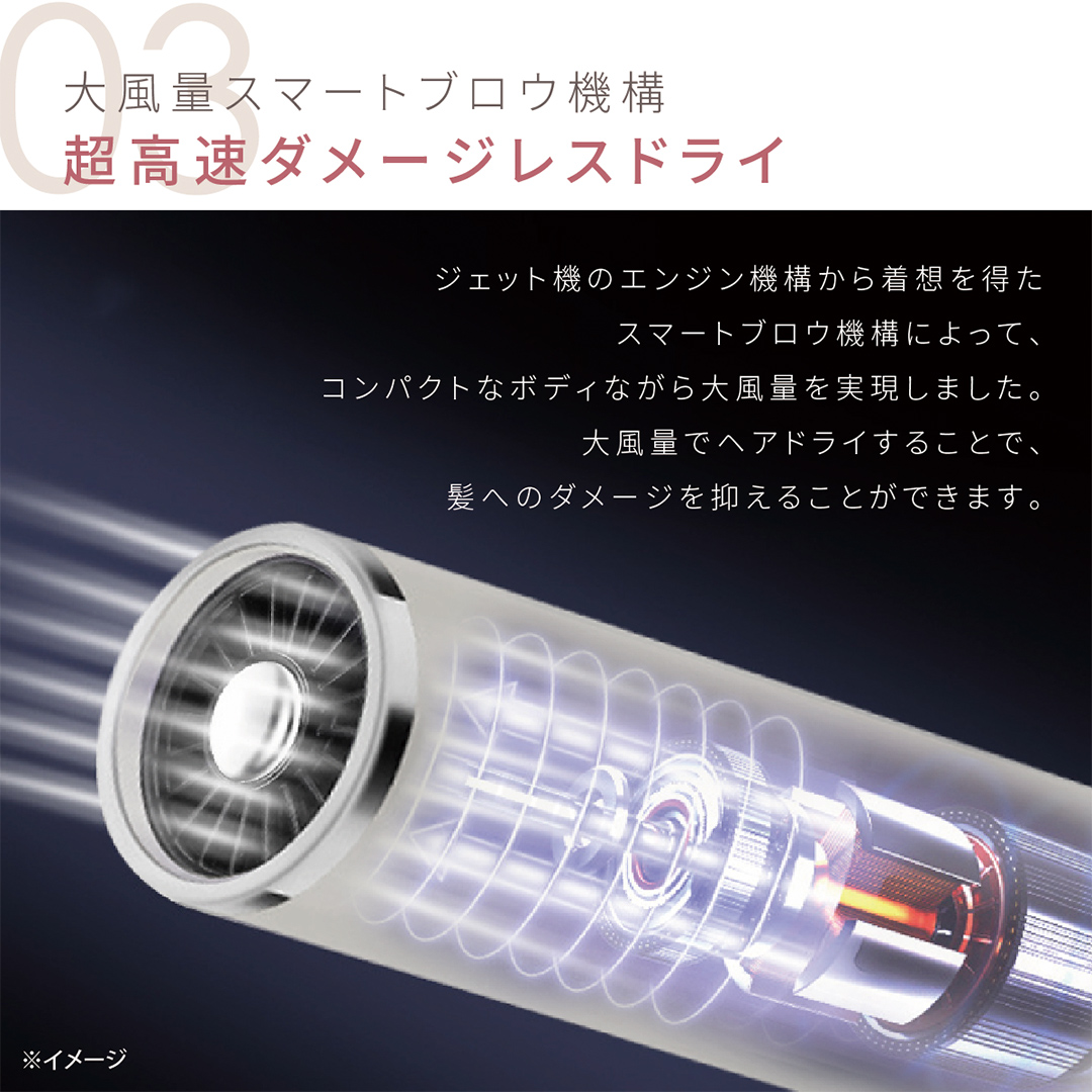茨城県つくばみらい市のふるさと納税 LINKA スマートブロウ （ヘアードライヤー）LINKA リンカ ドライヤー ヘアケア 髪 美容 サロン エステ [EV16-NT]