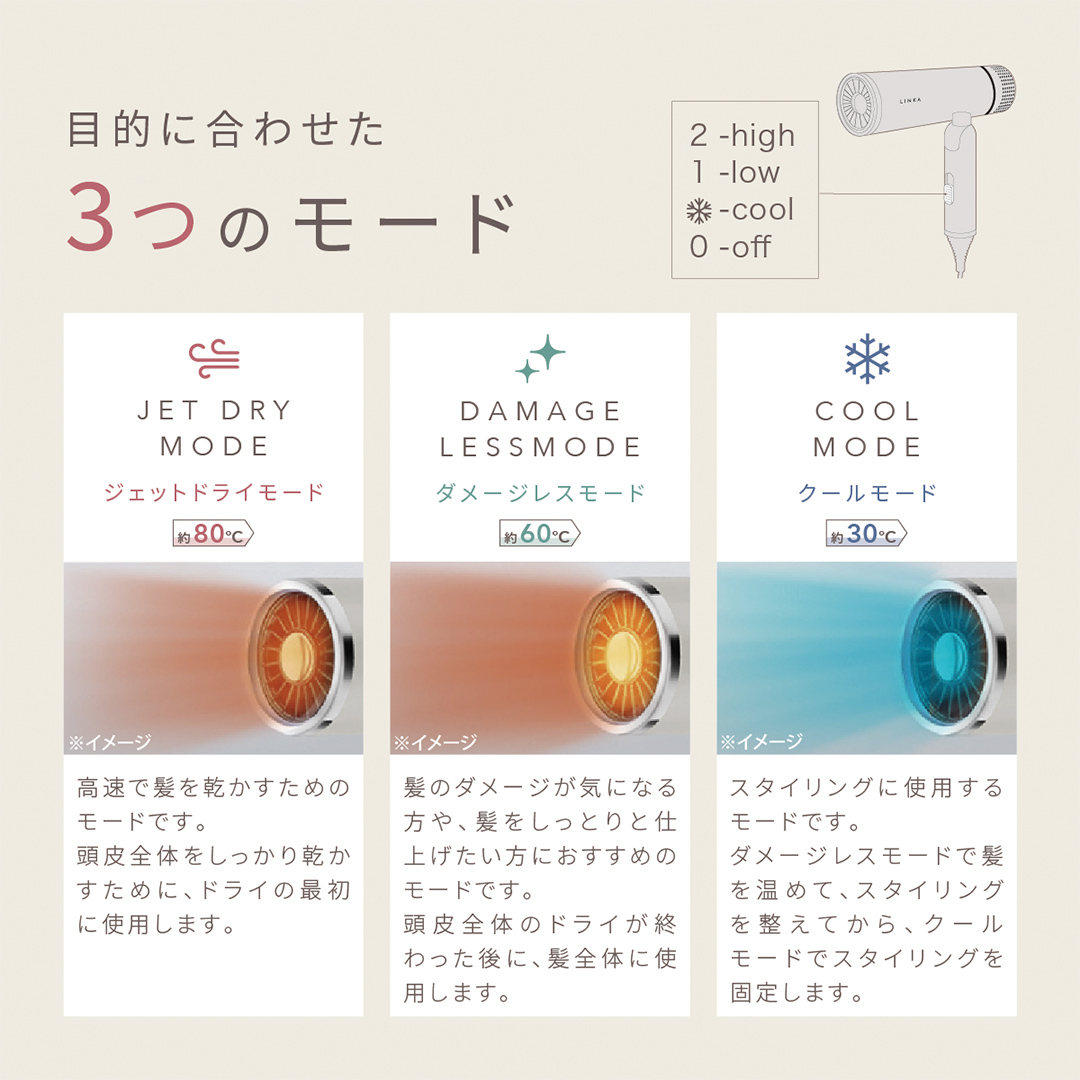 茨城県つくばみらい市のふるさと納税 LINKA スマートブロウ （ヘアードライヤー）LINKA リンカ ドライヤー ヘアケア 髪 美容 サロン エステ [EV16-NT]