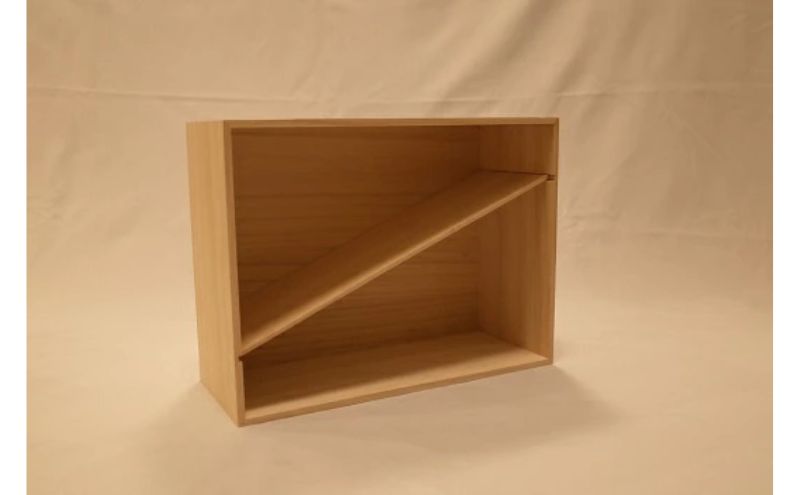 【三重県名張市】ShoewindowBOX(LOW)専用スリーブ付き スニーカー シューズボックス シューズケース 靴 靴箱 インテリア 天然木 木製 収納 ディスプレイ