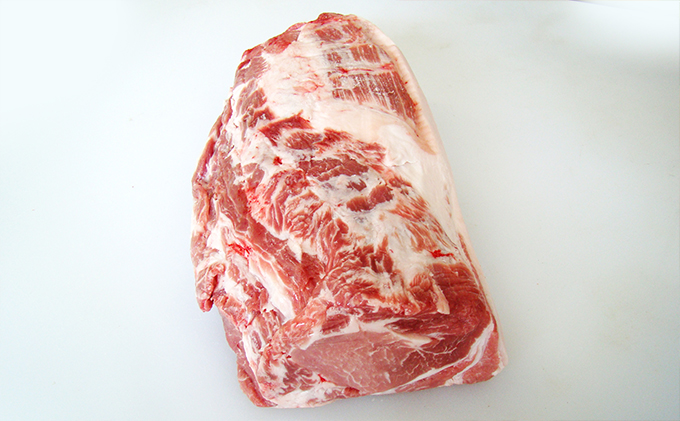 北海道上富良野町のふるさと納税 かみふらのポーク【地養豚】肩ロースブロック2.3kg お肉 牛肉