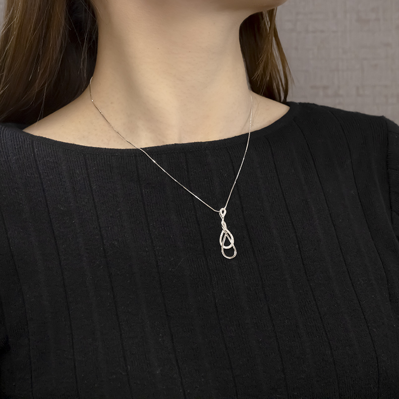 ✨美品✨ダイヤモンドトップ付きプラチナネックレス ダイヤモンド プラチナネックレス(0.8カラット/Dカラー/SI2UP/EX