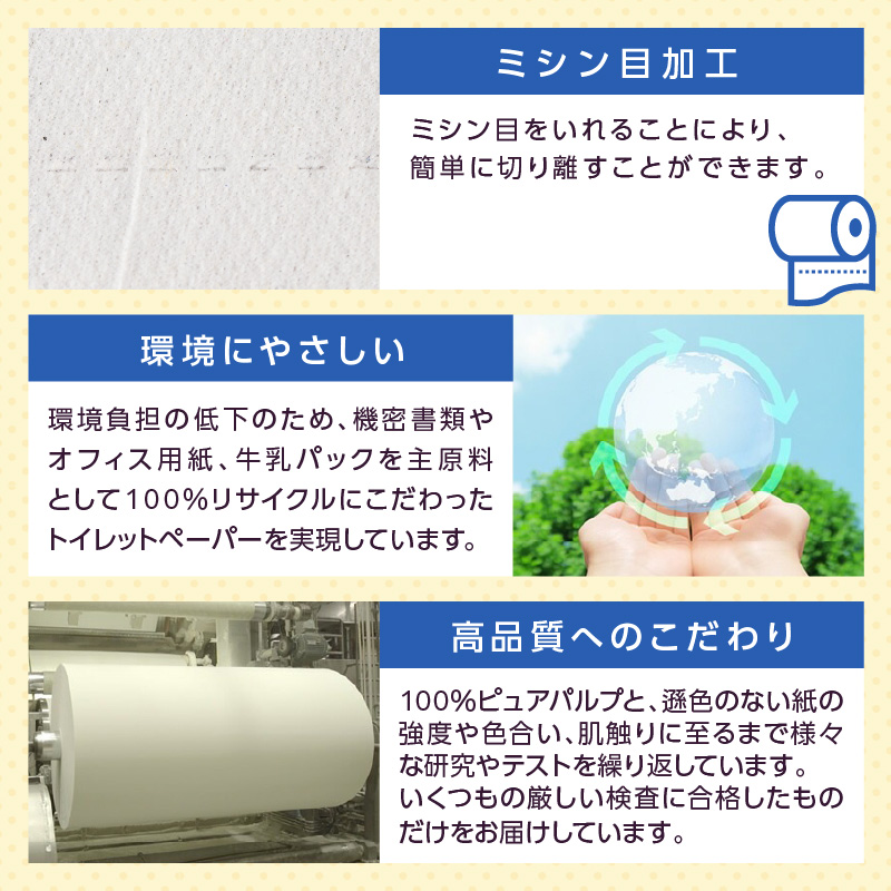 大阪府泉南市のふるさと納税 トイレットペーパー 72ロール 良い紙Doppio ダブル巻【配送不可地域：北海道・沖縄・離島】【30営業日以内に発送】 【020D-010】