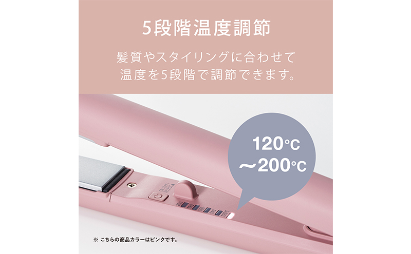 新品未使用！業務用ヘアアイロン　トルマリンコーティング　shine ピンク Amazon | サロニア セラミックカールヘアアイロン マイ