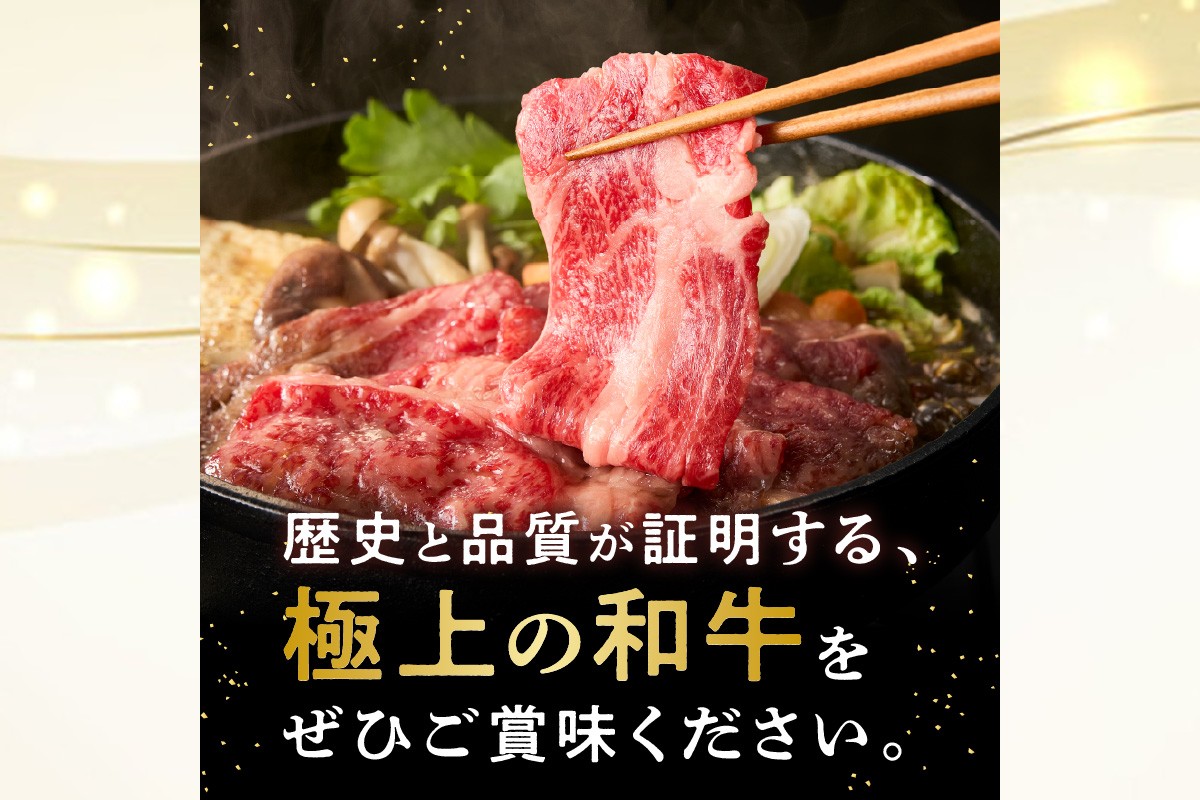 福岡県飯塚市のふるさと納税 本格黒毛和牛　筑穂牛肩ロース肉すき焼き用　７００ｇ【E-081】