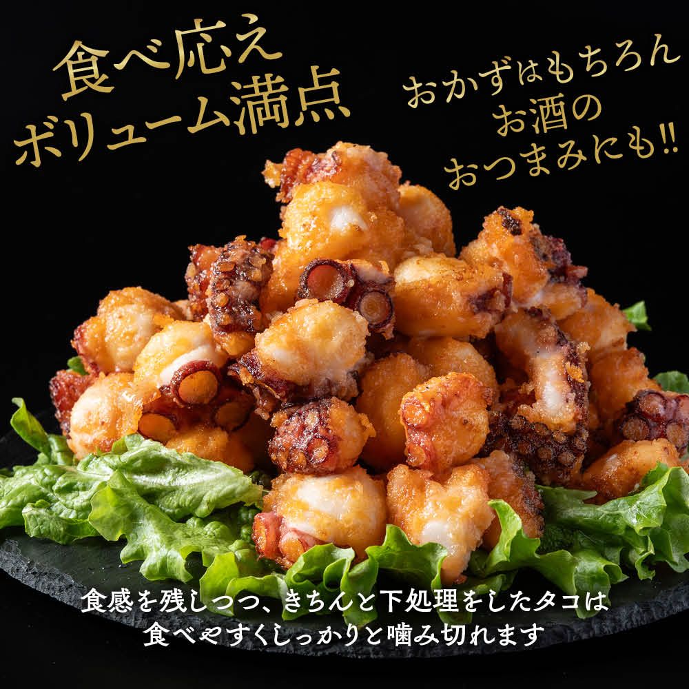 北海道紋別市のふるさと納税 9-10 北海道紋別産たこのから揚げ500g