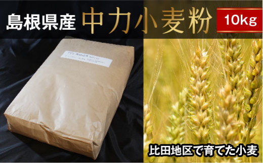 [予約受付]中力小麦粉10kg(農林61号)[うどん 麺 製麺 国産]